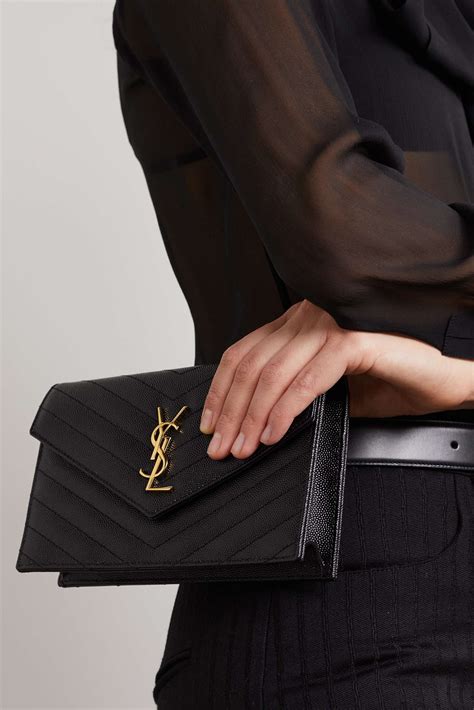 ysl cassandre pouch|SAINT LAURENT Cassandre matelassé leather pouch .